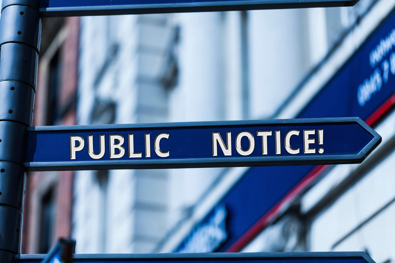 Notice of Public Hearing